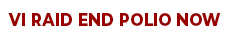 AFETUR - V RAID END POLIO NOW